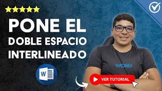 Cómo Poner el DOBLE ESPACIO de INTERLINEADO en WORD  📄 Interlineado Doble a todo el Documento 📄 [upl. by Benjamin]