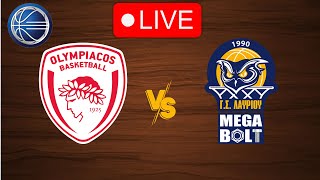 🔴 Live Olympiakos vs Lavrio  Live Play By Play Scoreboard [upl. by Alegnat114]