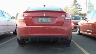 Pontiac G8 GT  Solo Performance Exhaust with Hiflowing Cats and Kooks Headers [upl. by Nidroj]