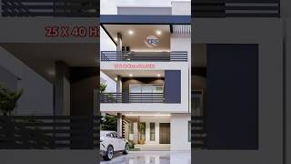 25x40 House Plan 3bhk 25 by 40 Home plan 2540 Home design with car parking Shorts shortvideo [upl. by Enyawad543]