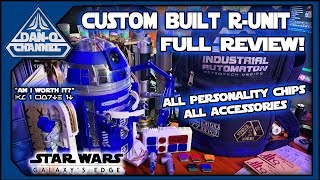 Custom RUnit Astromech at Droid Depot Full Review all personality chips and accessories [upl. by Noillid221]