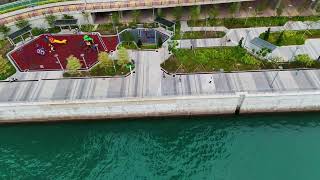 Lohas Park Waterfront Promenade  DJI Mini 4 Pro [upl. by Ahsias790]