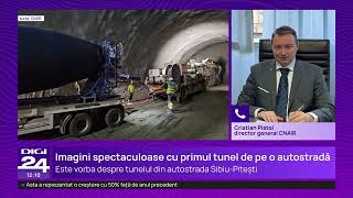 Imagini spectaculoase cu quotDanielaquot primul tunel de pe o autostradă din România [upl. by Siurad218]