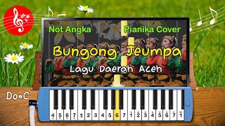 Bungong Jeumpa  Lagu Daerah Aceh  Not Angka Pianika cover  Lirik Karaoke  Tematik SD [upl. by Enimaj263]