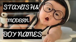 Staylish and Modern Baby Boy Names and MeaningsTrending ArabicNames [upl. by Aramoiz]