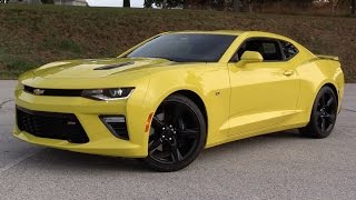 2016 Chevrolet Camaro SS 6Spd Start Up Road Test and In Depth Review [upl. by Anawaj]