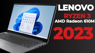 Notebook Lenovo Ryzen 3 7320U AMD Radeon 610M baratinho 2023 [upl. by Atilrac]