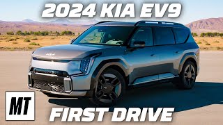 2024 Kia EV9 First Drive The 3Row Electric SUV Weve All Been Missing  MotorTrend [upl. by Gnok]