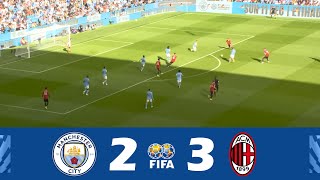 Manchester CityMilan 23  Amichevole per club 2024  Highlights della Partita [upl. by Yslek]