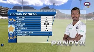 Hardik Pandya 9395 vs SOUTH AFRICA  Cape Town 2018 [upl. by Abeu]