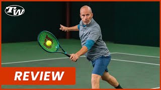 Wilson Blade 104 v9 Tennis Racquet Review extended length combines high comfort amp easy power [upl. by Ytirehc]