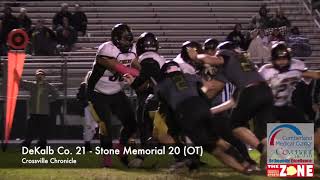 Stone MemorialDeKalb County secondhalf highlights [upl. by Eirrehc]