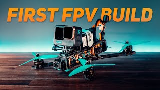 Building My First Beginner FPV Drone  First Flight [upl. by Aicrag]