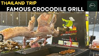 Best Crocodile Grill shop in Pattaya videothailandthailandtraveltraveltriptrendingcrocodile [upl. by Oivat947]