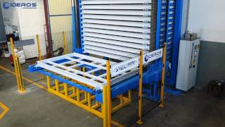 Sheet Metal Storage System  Sideros Engineering  Spaziomatic [upl. by Ellerad]