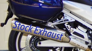 Yamaha FJR1300 Exhaust [upl. by Sadirah890]