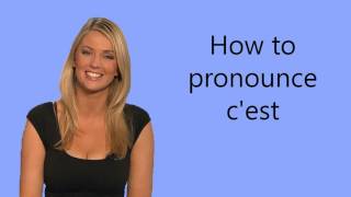 How to pronounce cest [upl. by Iormina83]