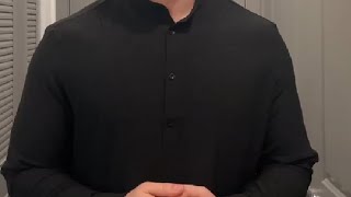 Full Review of the Coofandy Henley Linen Shirt [upl. by Llamaj761]