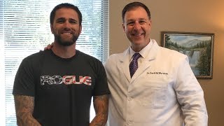 Crossfitter Marine gets Adjusted Neck Back Pain w Chiropractor Dr David Warwick [upl. by Marasco772]