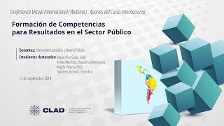 Webinar Formación de Competencias para Resultados en el Sector Público IacovielloPulido [upl. by Eeslek529]