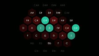 The Unfolding Tonnetz Étude Op 25 in E minor [upl. by Upshaw]