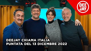 Deejay Chiama Italia  Puntata del 13 dicembre 2022  Ospiti Virginia Raffaele e Fabio De Luigi [upl. by Durante]