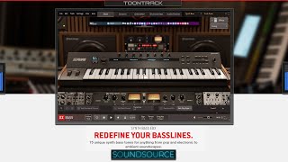 SYNTH BASS  EZBASS  TOONTRACK [upl. by Barnie773]