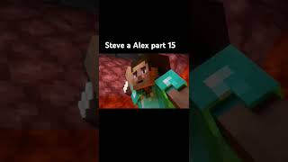 minecraft nether steve And Alex youtubeshorts youtubeviralvideo [upl. by Callan712]