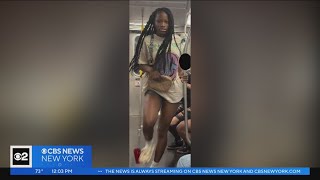 Attack on 2 Asian women caught on video on the subway [upl. by Yellah]