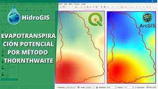 Evapotranspiración Potencial por Método de Thornthwaite  QGIS y ARCGIS Teoría y Práctica [upl. by Nagaem]