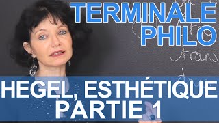 Hegel Esthétique  partie 1  Philosophie  Terminale  Les Bons Profs [upl. by Annahsed]