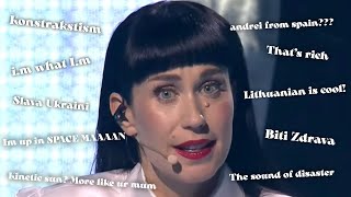 Eurovision 2022 moments that made me giggle Best amp Funny Moments [upl. by Fennell]