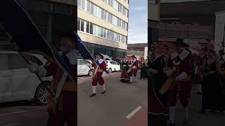 Sint Lambertus Helden tijdens het Oktoberfest in Sittard [upl. by Gnanmos487]