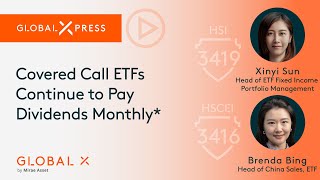 【Global Xpress】Covered Call ETFs Continue to Pay Dividends Monthly 3416 Return Up to 175 [upl. by Dorolisa588]