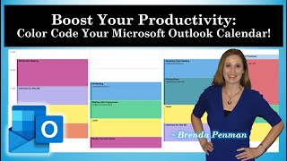 🗓️ Boost Your Productivity Color Code Your Microsoft Outlook Calendar 🎨 [upl. by Bannerman]