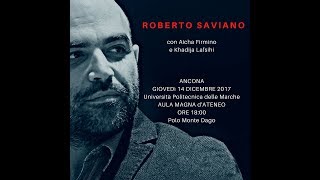 Roberto Saviano in Aula Magna [upl. by Siloa]