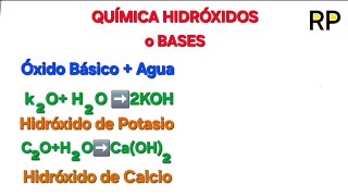 Química Hidróxidos [upl. by Akinot]