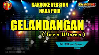 GELANDANGAN  KARAOKE NADA PRIA  H RHOMA IRAMA [upl. by Madonna687]