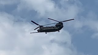 Military helicopters flying over [upl. by Halehs445]