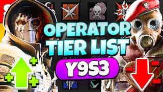 The ULTIMATE Y9S3 Tier List in Rainbow 6 Siege [upl. by Ul]