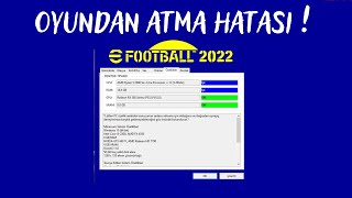 OYUNDAN ATMA SORUNUNA ÇÖZÜM efootball2022 [upl. by Oneida]