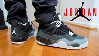 BEST AJ4 of 2024  JORDAN 4 FEAR REVIEW amp ON FEET [upl. by Aneahs554]