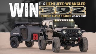 WIN This HEMI Powered Jeep Wrangler 392 and OffRoad DoDrop Alpha Trailer at Forged4x4 [upl. by Masera]