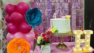 simple birthday decor under rs 500 kids kidsbirthday bday diy diycrafts [upl. by Krissie]