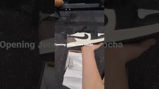 Opening Jordan 1 low mocha sneakers [upl. by Weeks]