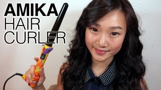 First Try Review ♥ AMIKA Clipfree Tourmaline Curler [upl. by Heddy235]