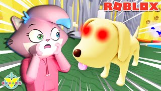 ESCAPE EVIL ROBLOX DOG OBBY [upl. by Heuser]