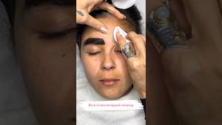 Eyebrows restructuring and colouring 61 juliedesigner beautifulbrows eyebrow shortvideo [upl. by Ailama107]