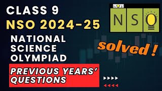 NSO level 1 Important Questions for Class 9  NSO Previous Years Questions  SOF 202425  NSO 2024 [upl. by Antoinetta]