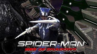 SpiderMan Web of Shadows 2008  Symbiote Vulture Boss Fight [upl. by Zeke]